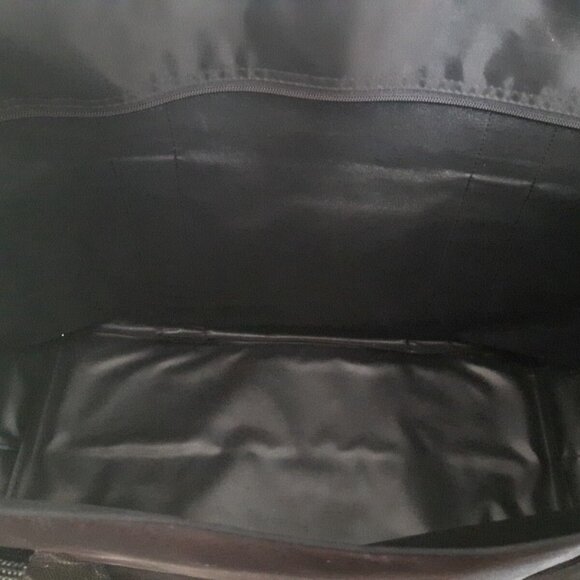 Warner Bros LOONEY TUNES black zip tote travel bag Tweety Bugs Bunny Daffy Duck - Picture 4 of 6